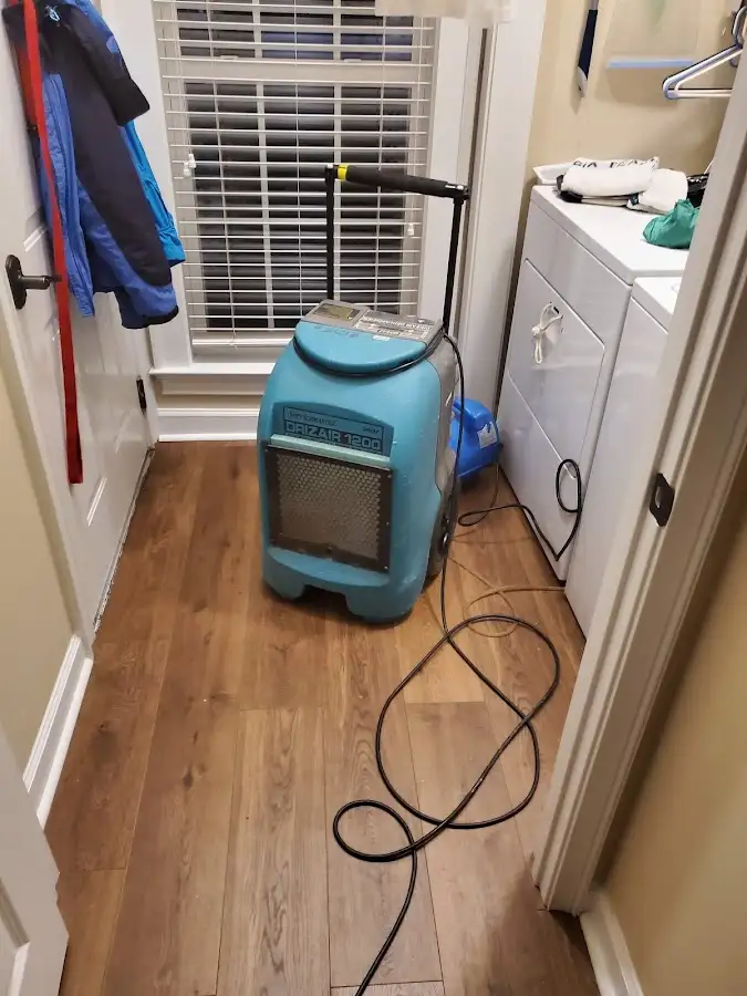 Commercial dehumidifier deployed for Flood Damage Cleanup in Kittery